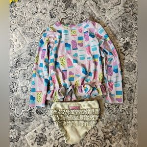 Girls Ruffle Butts Swimsuit Size 10